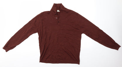 M&S Mens Brown   Pullover Jumper Size S