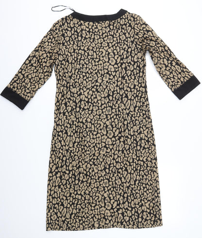 Damart Womens Multicoloured Animal Print  A-Line  Size 12
