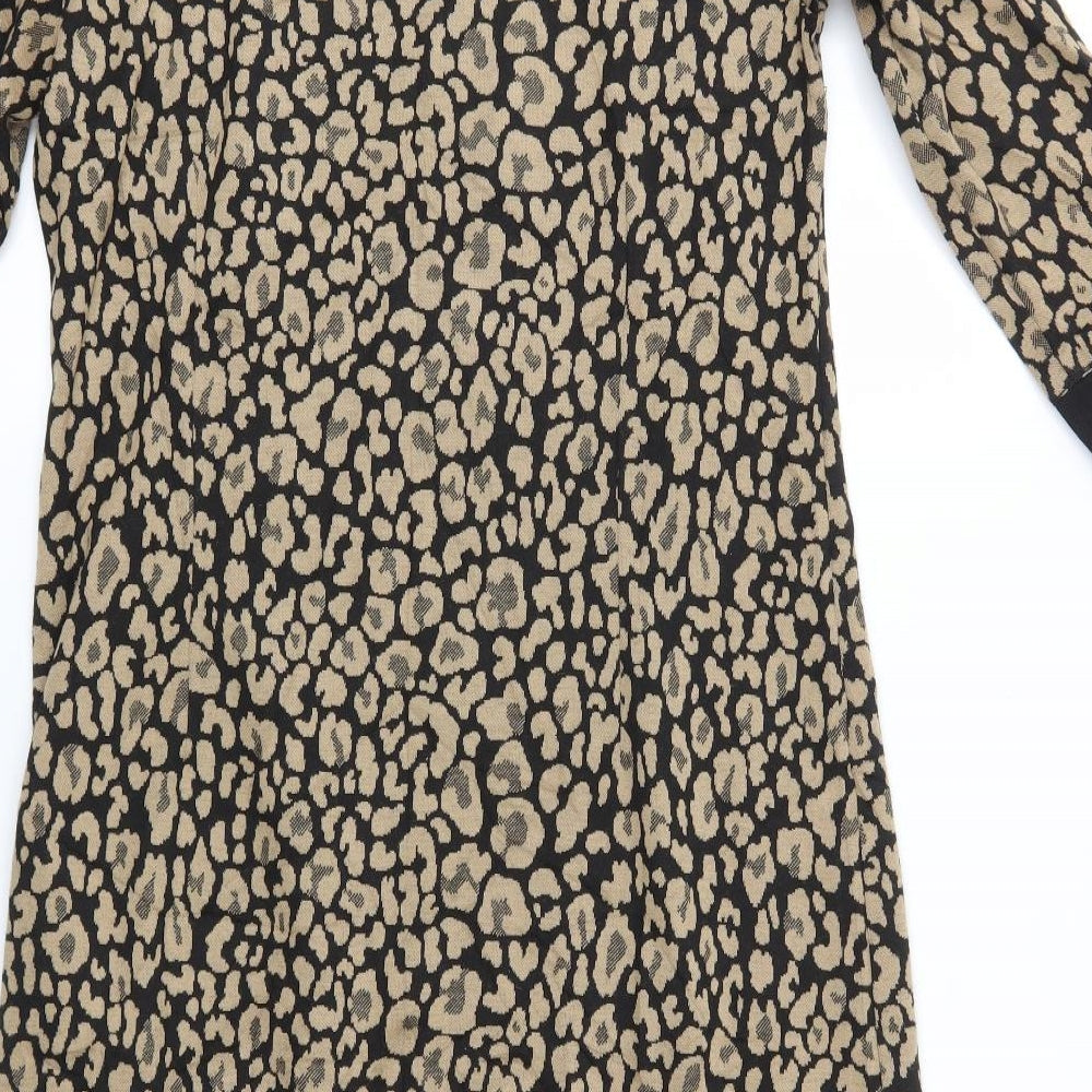 Damart Womens Multicoloured Animal Print  A-Line  Size 12