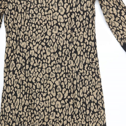 Damart Womens Multicoloured Animal Print  A-Line  Size 12