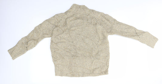 Womens UK Size S Per Una Brown Pullover Jumper