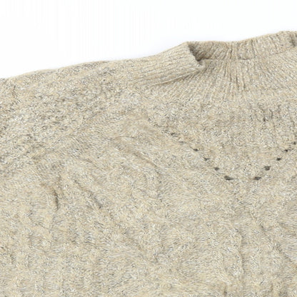 Womens UK Size S Per Una Brown Pullover Jumper