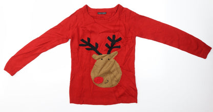 Womens UK Size 6 Atmosphere Multicoloured Pullover Jumper