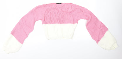 I SAW IT FIRST Womens Multicoloured   Pullover Jumper Size S