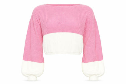 Front view of I SAW IT FIRST women’s multicoloured jumper, size S