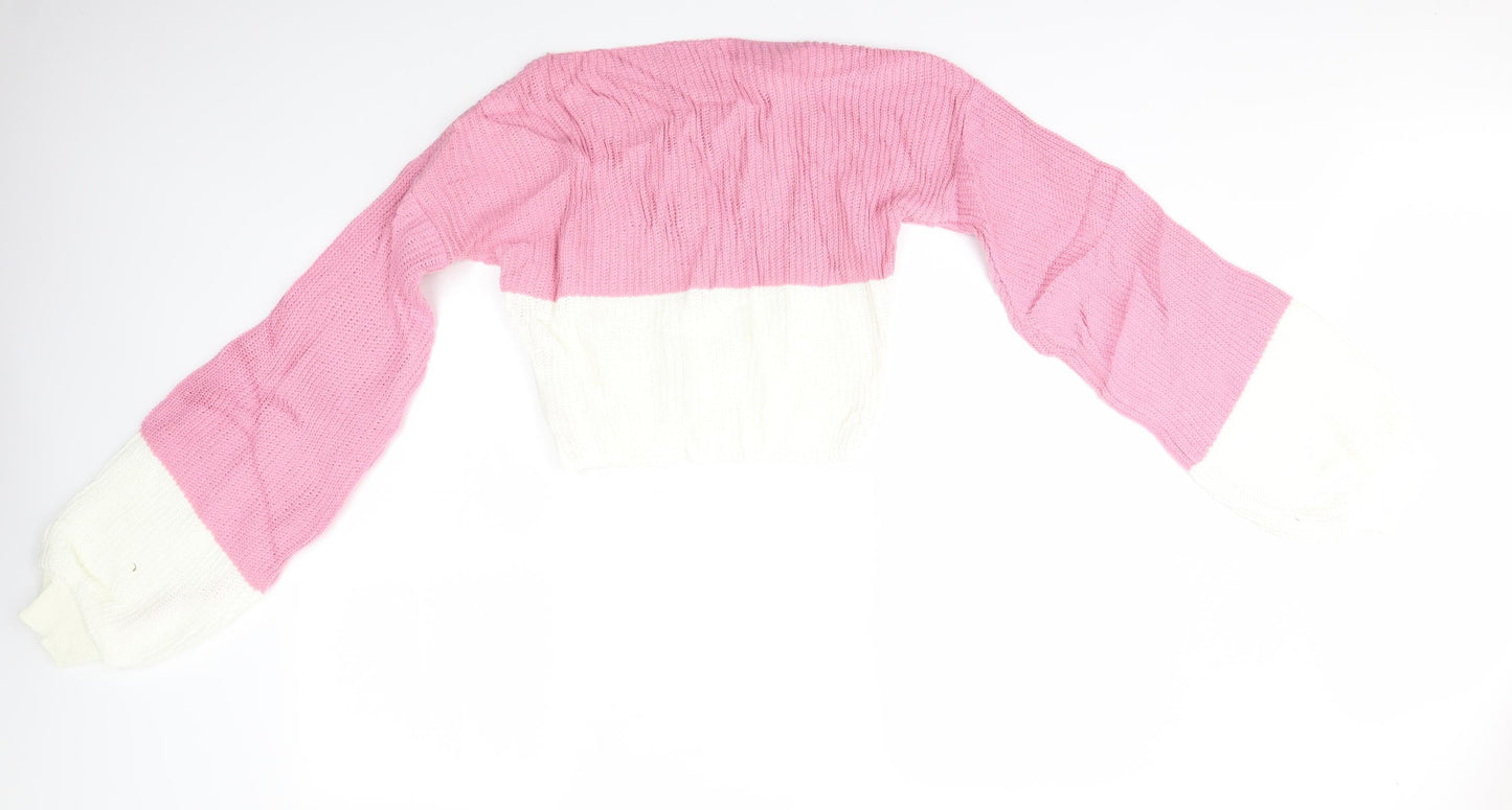 I SAW IT FIRST Womens Multicoloured   Pullover Jumper Size S