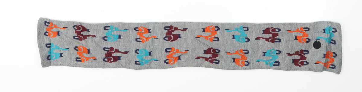 Marks & Spencer Unisex Multicoloured   Scarf  One Size  - TRACTORS