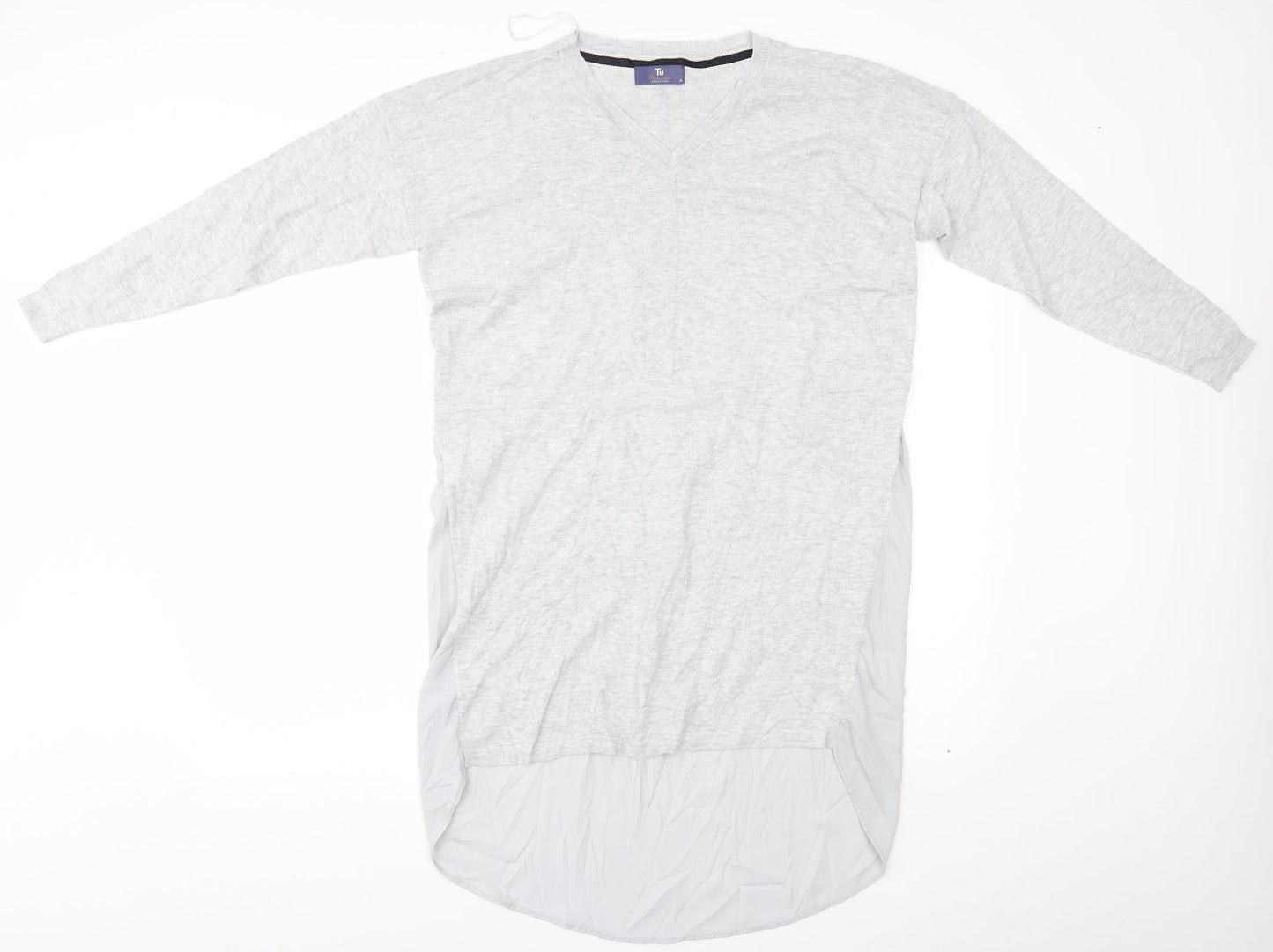 TU Womens Grey   Pullover Jumper Size 14