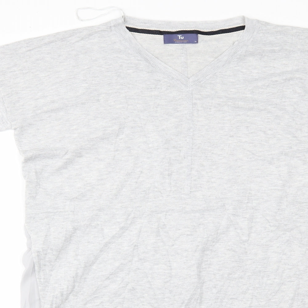 TU Womens Grey   Pullover Jumper Size 14