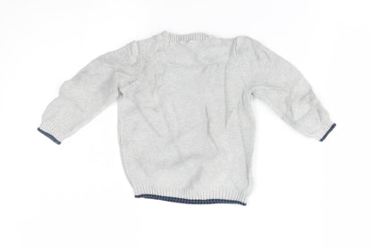 TU Baby Grey   Pullover Jumper Size 6-9 Months