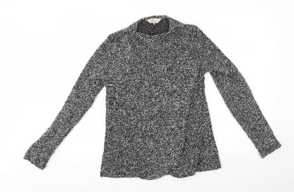 Womens UK Size 10 Dorothy Perkins Grey Wrap Jumper