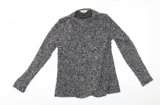 Womens UK Size 10 Dorothy Perkins Grey Wrap Jumper