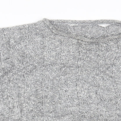 Womens UK Size 14 m&S Grey Pullover Jumper