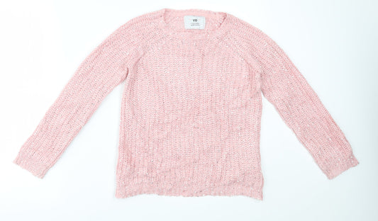 Young Dimension Girls Pink   Pullover Jumper Size 11-12 Years