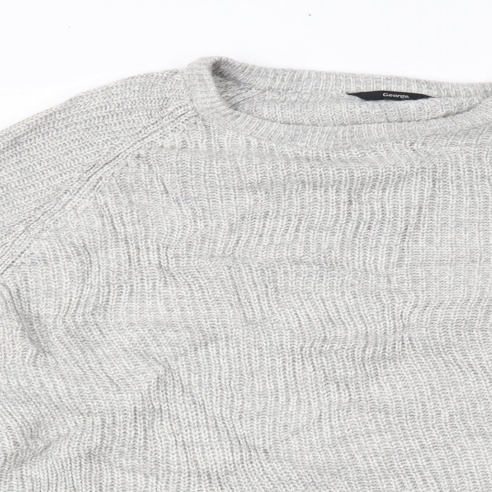 George Mens Grey   Pullover Jumper Size XL