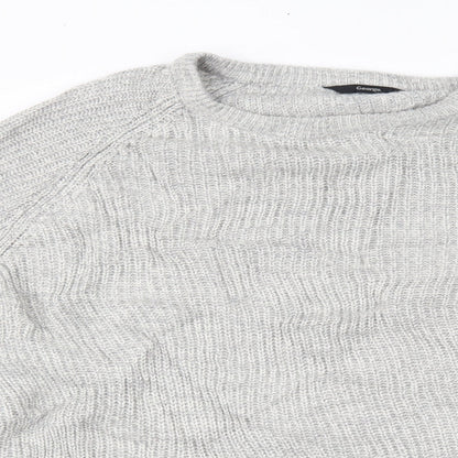 George Mens Grey   Pullover Jumper Size XL
