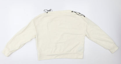 Womens UK Size S H&M Ivory Pullover Jumper