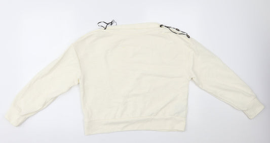 Womens UK Size S H&M Ivory Pullover Jumper
