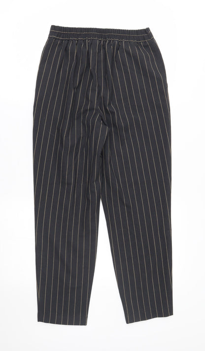 Primark Womens Grey Striped  Trousers  Size 6 L20 in