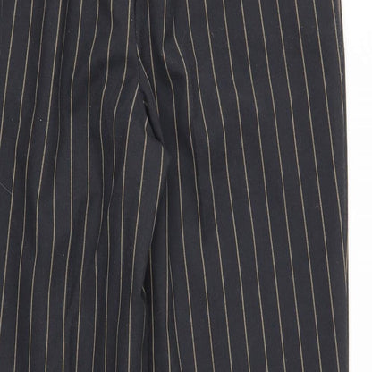 Primark Womens Grey Striped  Trousers  Size 6 L20 in