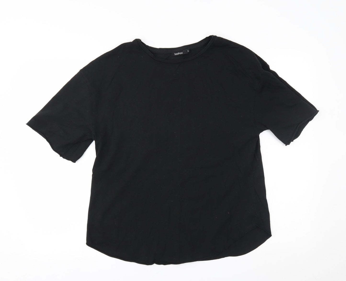 Boohoo Womens Black   Basic T-Shirt Size S