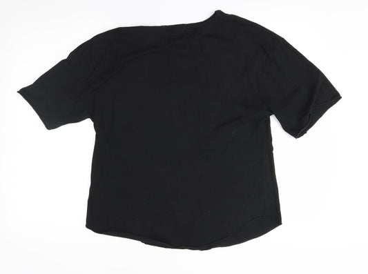 Boohoo Womens Black   Basic T-Shirt Size S
