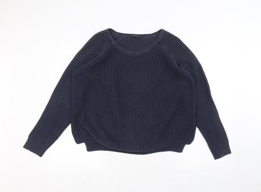 Womens UK Size 16 Marks and Spencer Blue Pullover Jumper