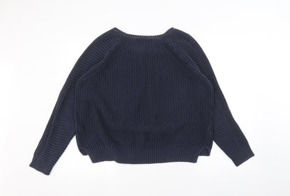 Womens UK Size 16 Marks and Spencer Blue Pullover Jumper