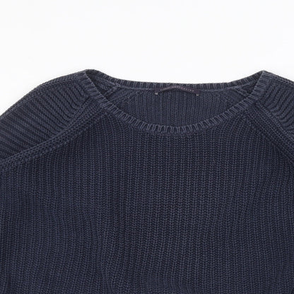 Womens UK Size 16 Marks and Spencer Blue Pullover Jumper