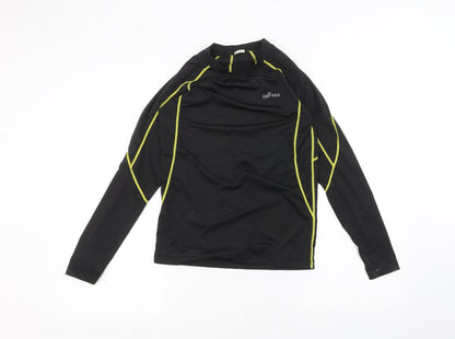 emfraa Boys Black   Basic T-Shirt Size M