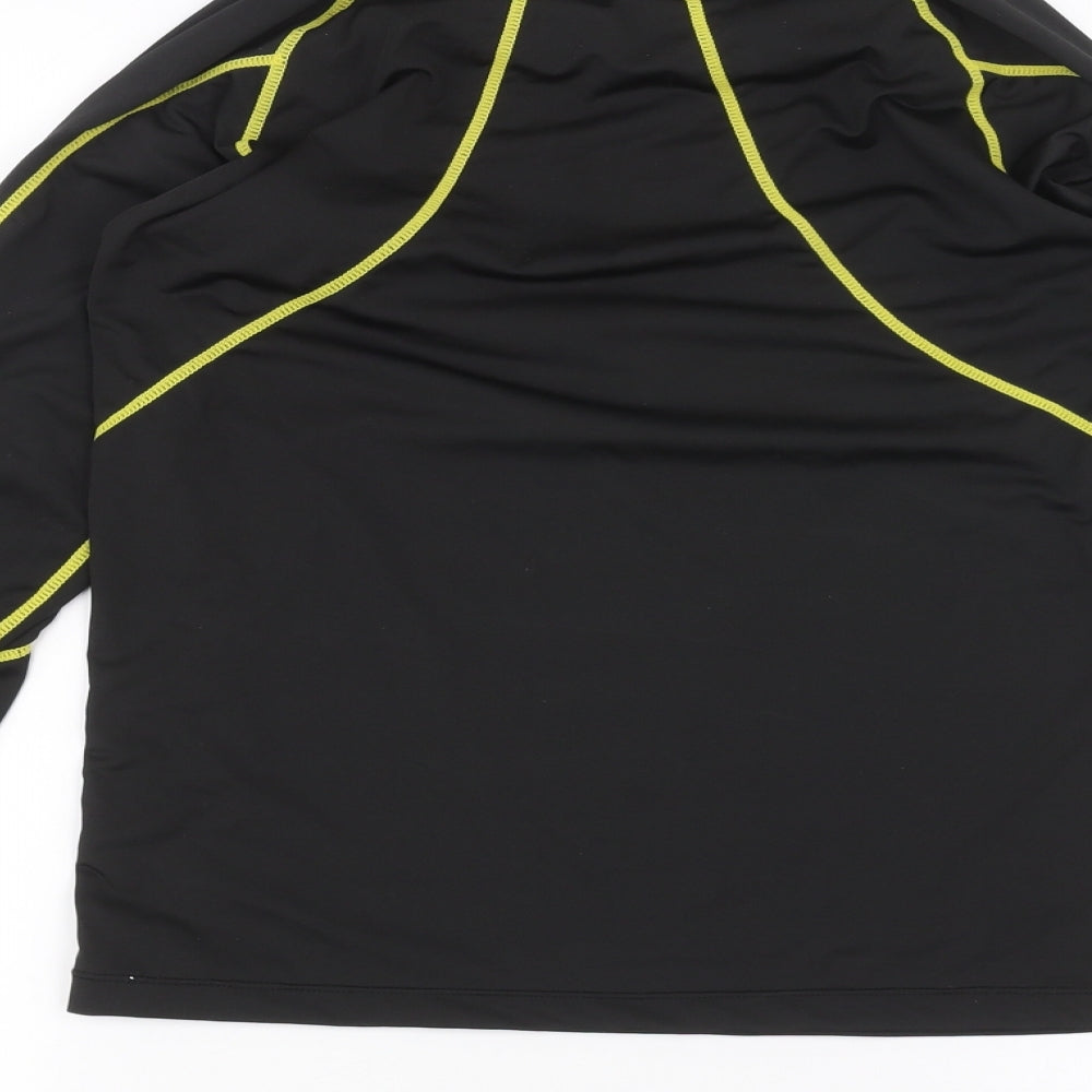 emfraa Boys Black   Basic T-Shirt Size M