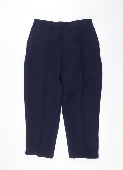 Womens UK Size 20 Preworn Regular Fit  Blue Trousers