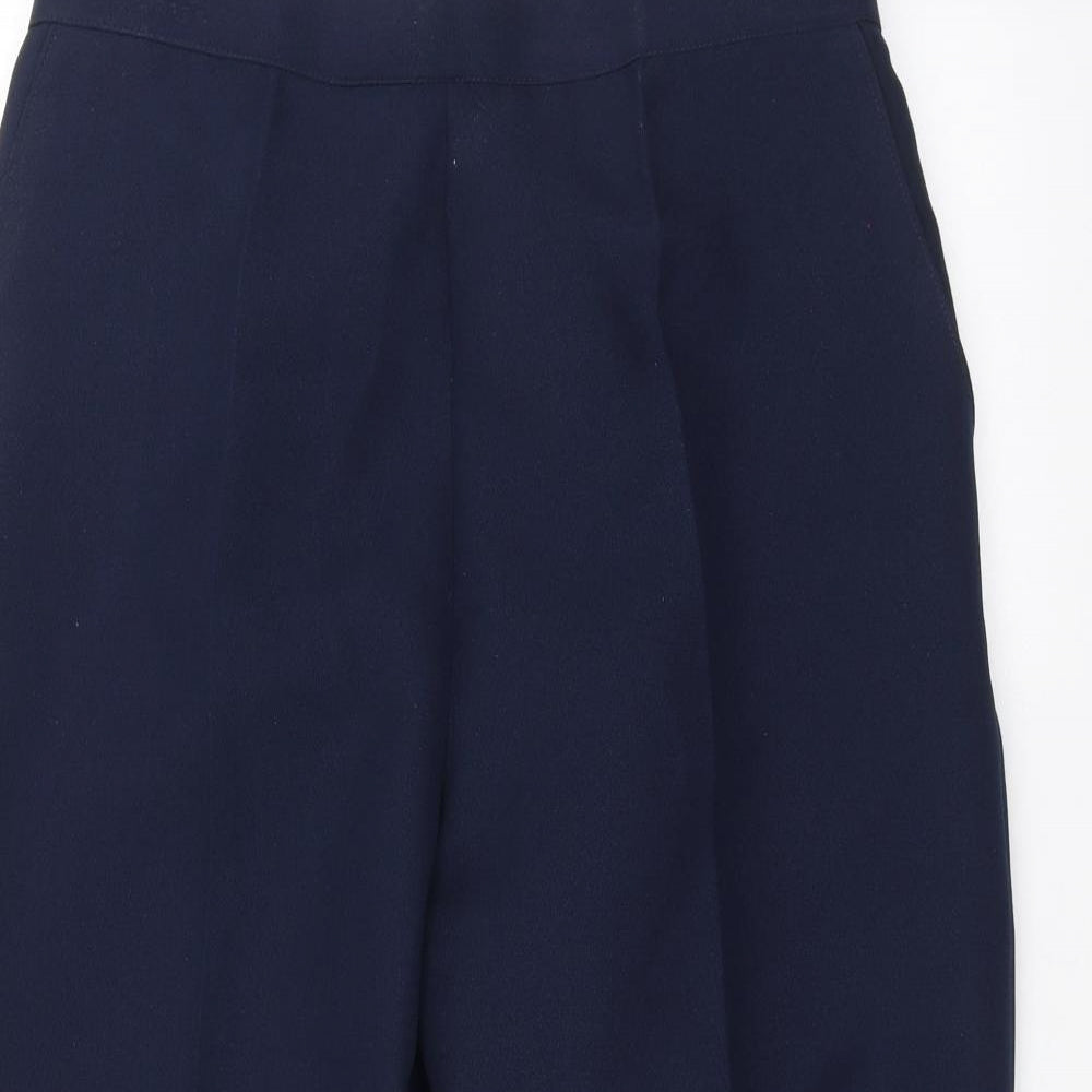 Womens UK Size 20 Preworn Regular Fit  Blue Trousers
