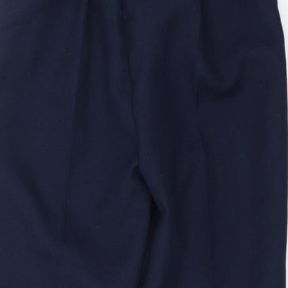 Womens UK Size 20 Preworn Regular Fit  Blue Trousers