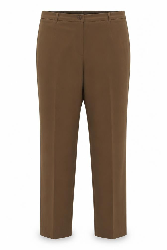 Womens UK Size 18 Punt Roma Regular Fit  Brown Trousers