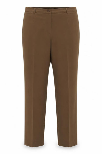 Womens UK Size 18 Punt Roma Regular Fit  Brown Trousers