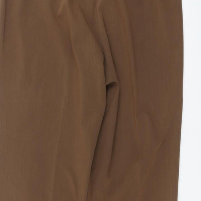 Womens UK Size 18 Punt Roma Regular Fit  Brown Trousers