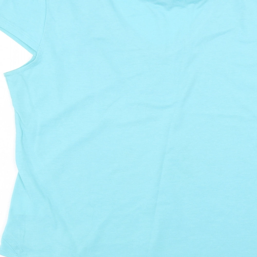 LA Gear Womens Blue   Basic T-Shirt Size 16