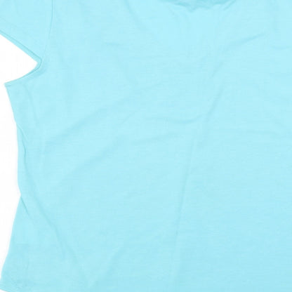 LA Gear Womens Blue   Basic T-Shirt Size 16