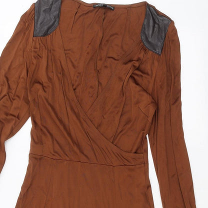 Marks and Spencer Womens Brown   A-Line  Size 10