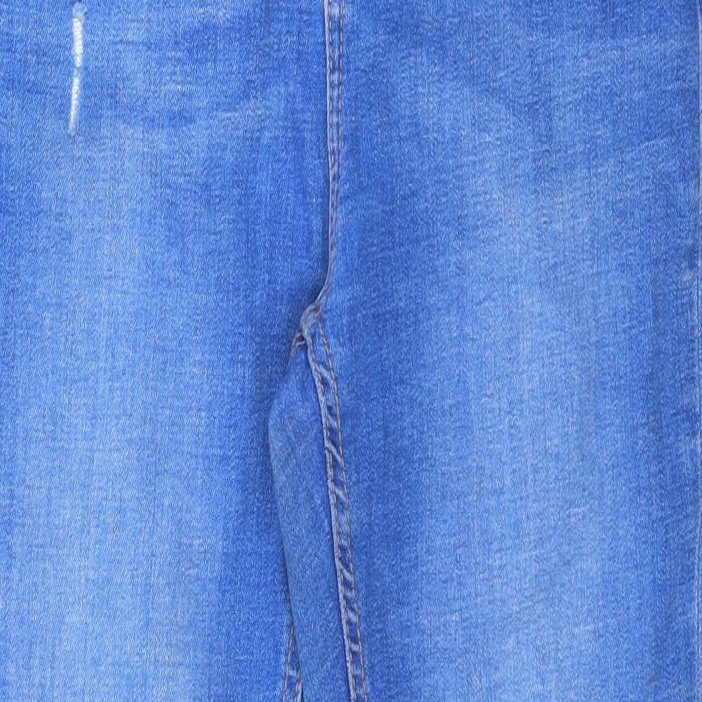 Denim & Co. Womens Blue  Denim Skinny Jeans Size 12 L27 in