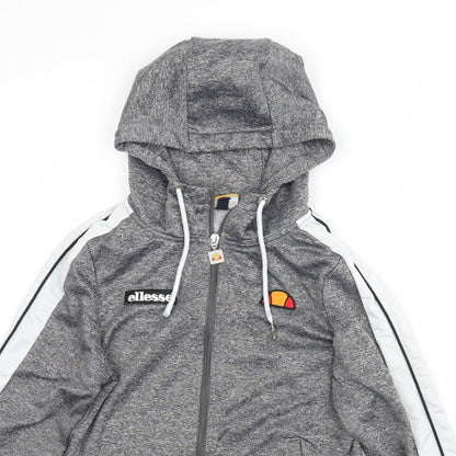 ellesse Womens Grey   Full Zip Hoodie Size 4