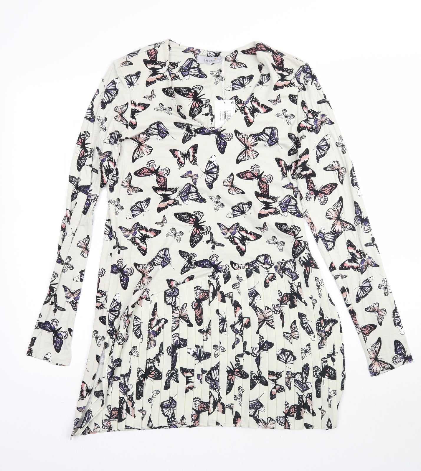 Womens UK Size 8 Per Una Grey Basic Blouse