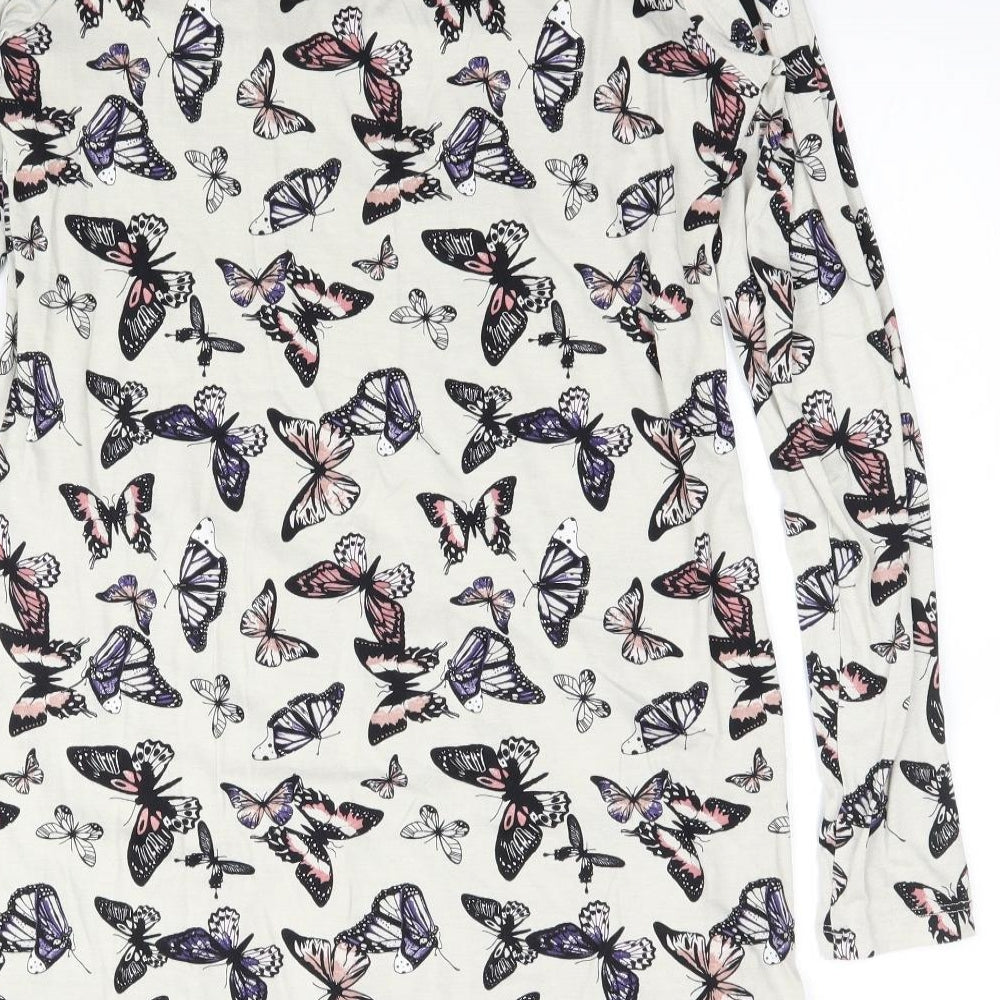 Womens UK Size 8 Per Una Grey Basic Blouse