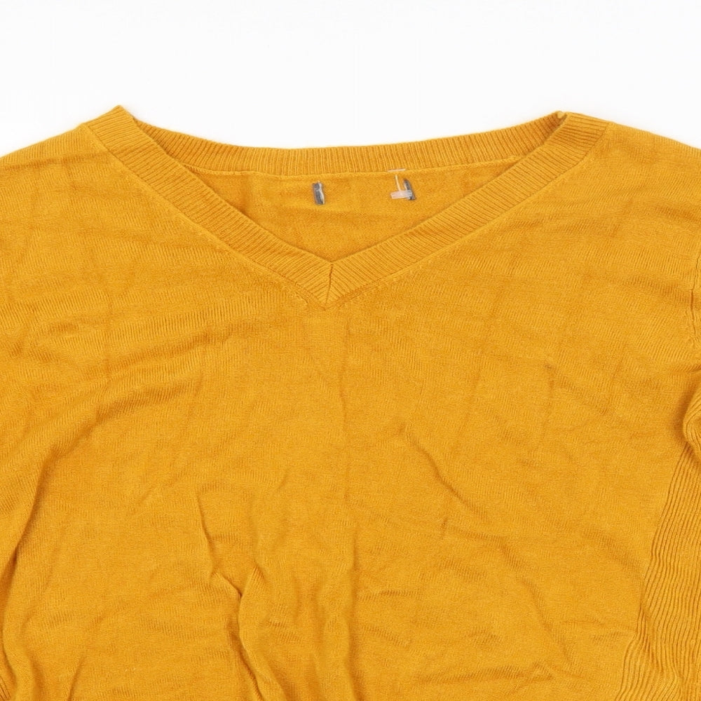 Primark Womens Orange   Pullover Jumper Size 10