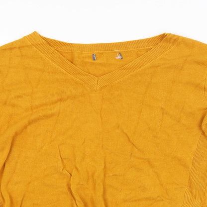 Primark Womens Orange   Pullover Jumper Size 10