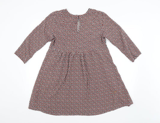 H&M Womens Multicoloured Argyle/Diamond  A-Line  Size 14