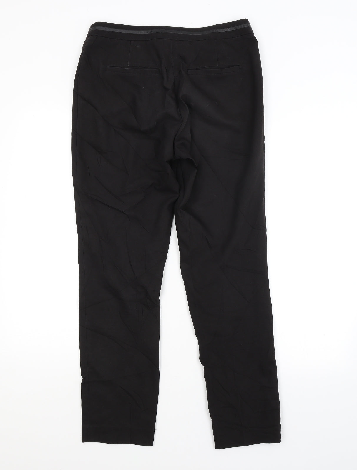 Womens UK Size 10 H&M Regular Fit  Black Trousers