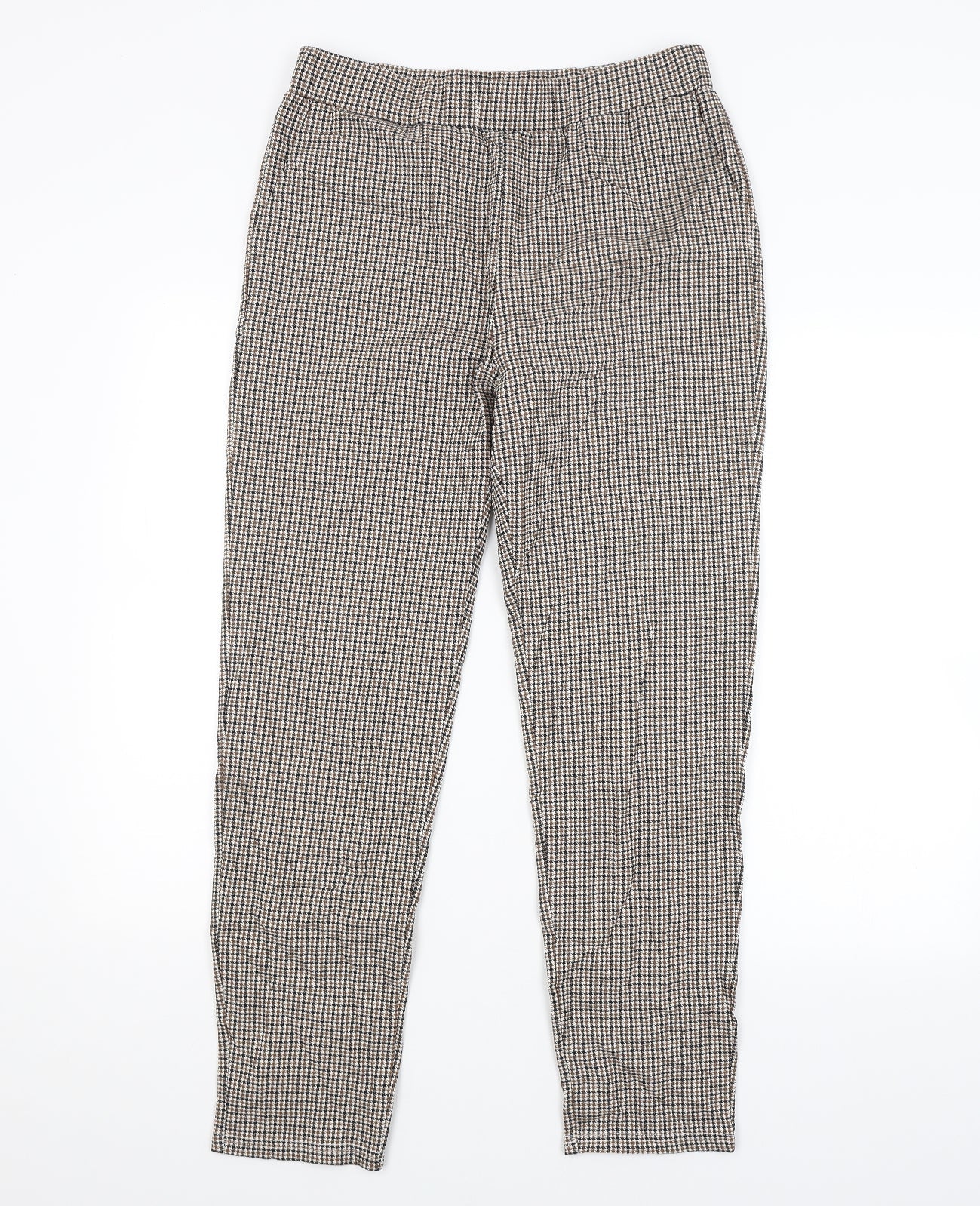 SheIn Womens Multicoloured Check  Trousers  Size L L27 in