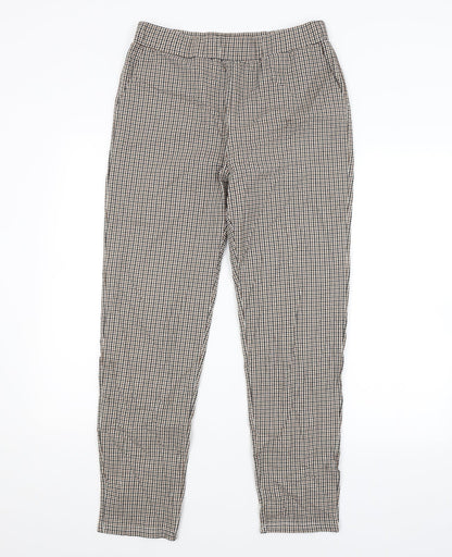 SheIn Womens Multicoloured Check  Trousers  Size L L27 in